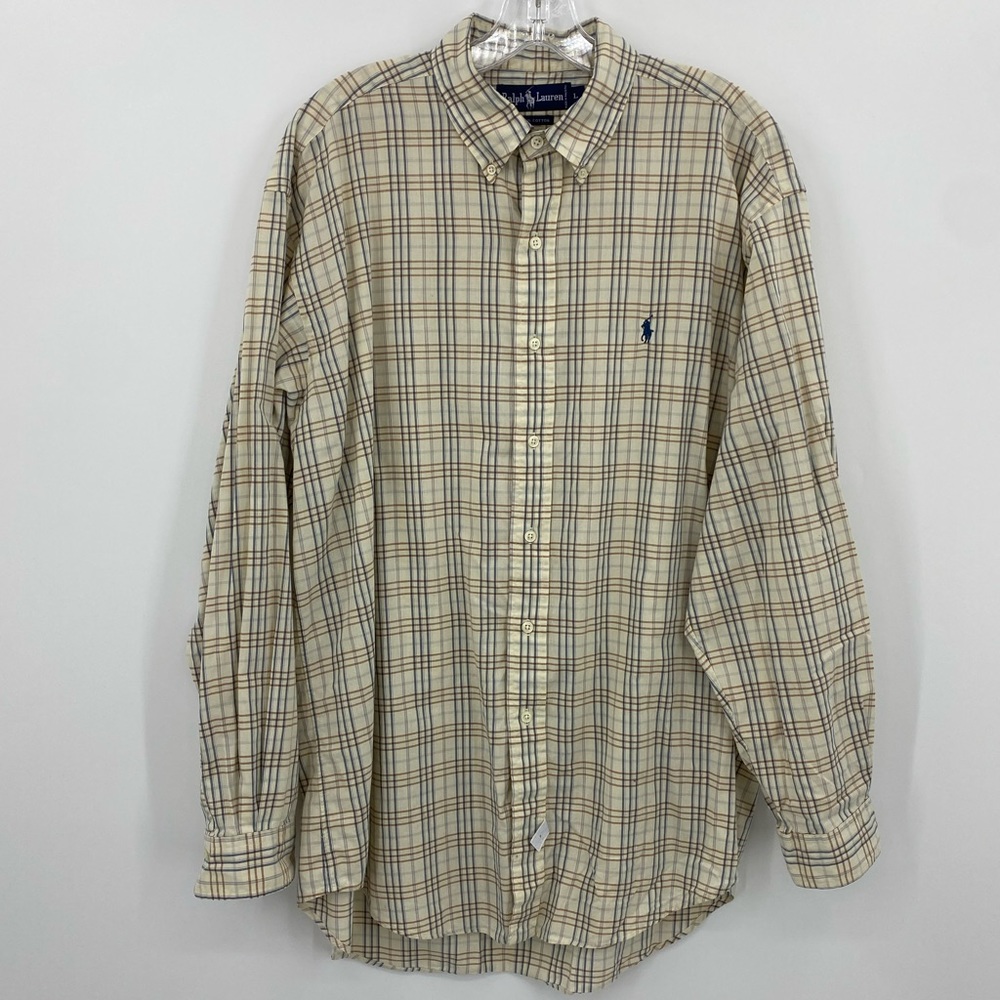 Mens Ralph Lauren Plaid Blue Label